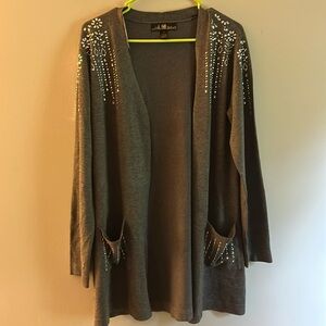 80 Park women’s medium sparkly cardigan